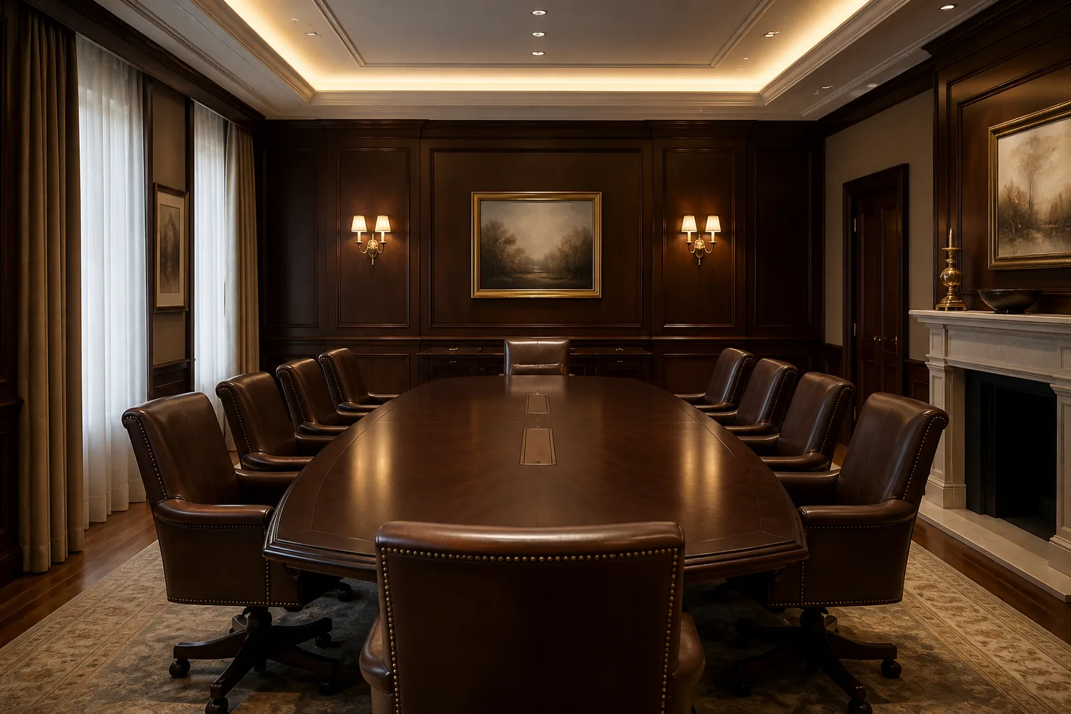 Elegant meeting room